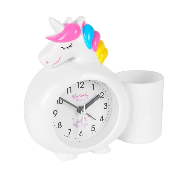 Dívčí budík jednorožec na baterie