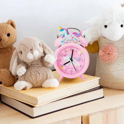 Svítící dívčí budík s jednorožcem