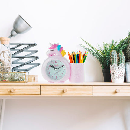 Dětský budík jednorožec se stojánkem