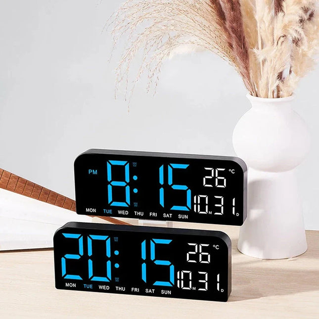 Digitální světelný budík s ukazatelem teploty