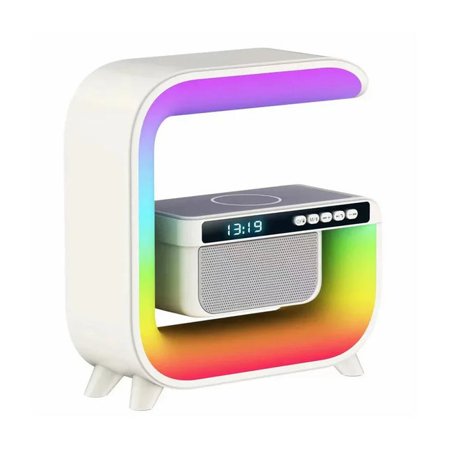 RGB světelný budík s Bluetooth reproduktorem