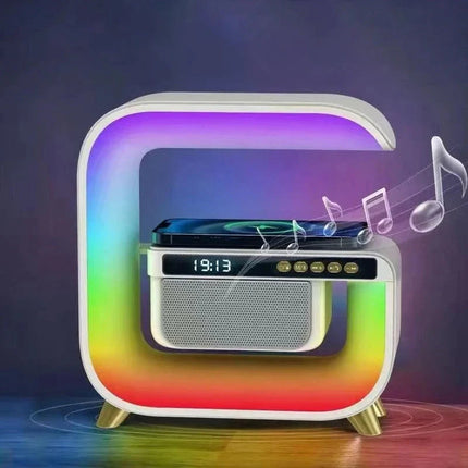 RGB světelný budík s Bluetooth reproduktorem