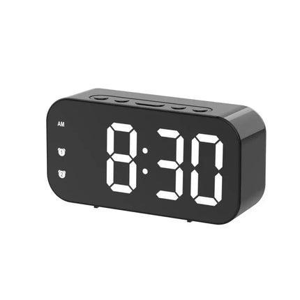 Moderní zrcadlový digitální LED budík