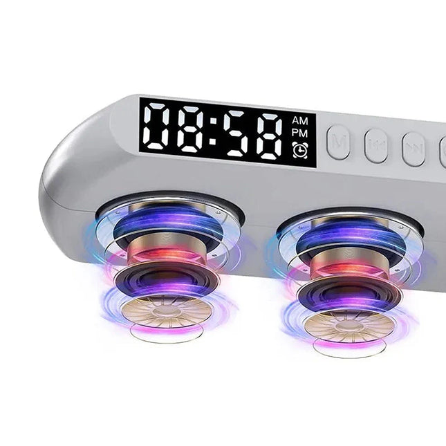 Světelný budík s hudbou a reproduktorem