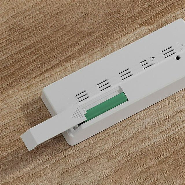 Bezdrátový digitální LED budík na baterie