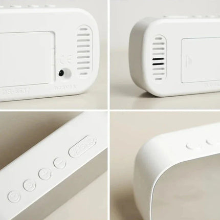 Zrcadlový LED budík do elektrické zásuvky