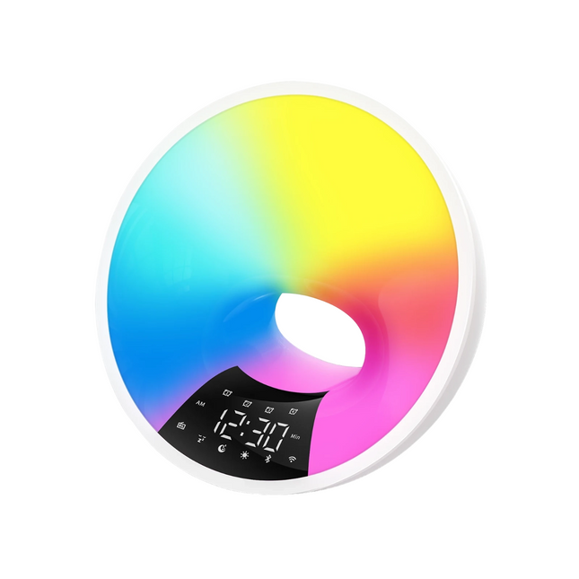 Světelný budík simulující východ slunce terapie