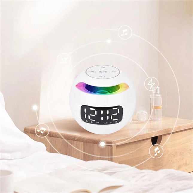 Budík se světelnou terapií dvojitý alarm