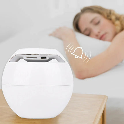 Budík se světelnou terapií dvojitý alarm