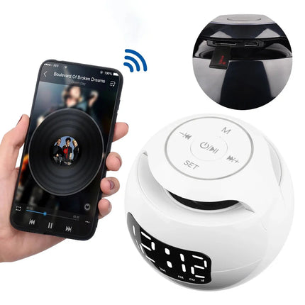 Budík se světelnou terapií dvojitý alarm