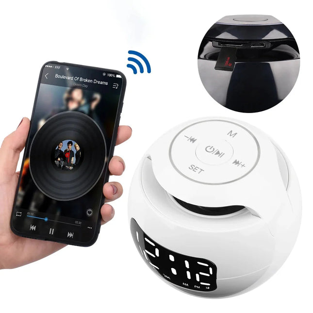 Budík se světelnou terapií dvojitý alarm