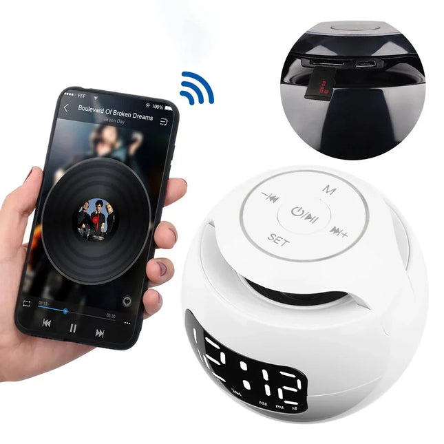 Budík se světelnou terapií dvojitý alarm