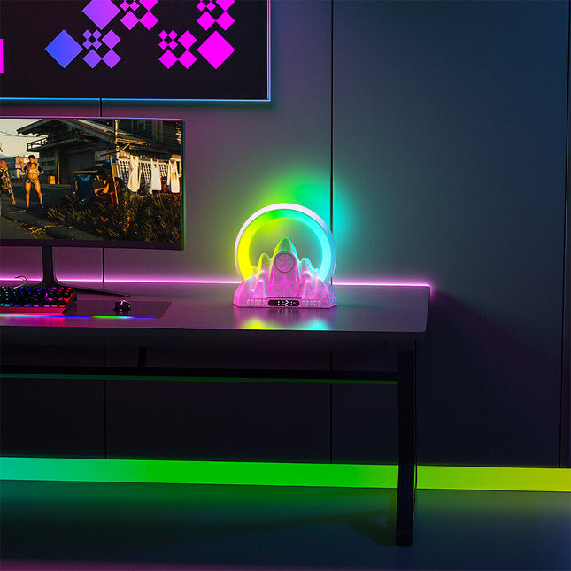 Dětský budík s barevnou světelnou terapií