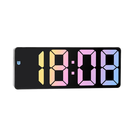 Barevný LED digitální budík 24h formát