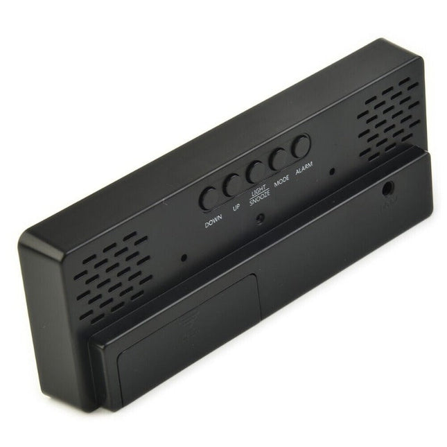 Barevný LED digitální budík 24h formát