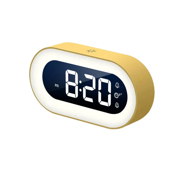 Designový LED budík s nočním světlem