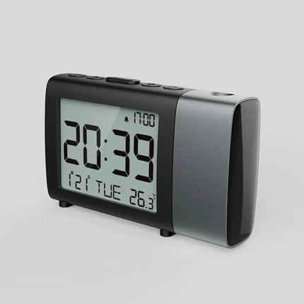 Projekční budík na baterie s teploměrem