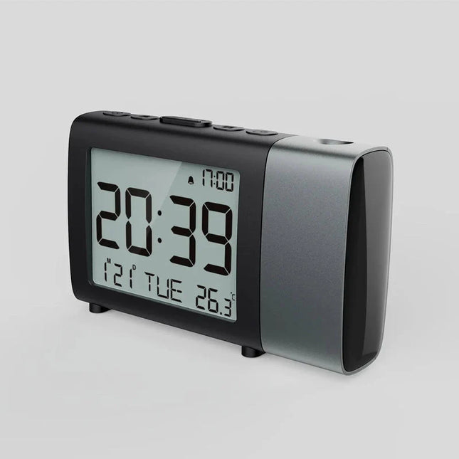 Projekční budík na baterie s teploměrem