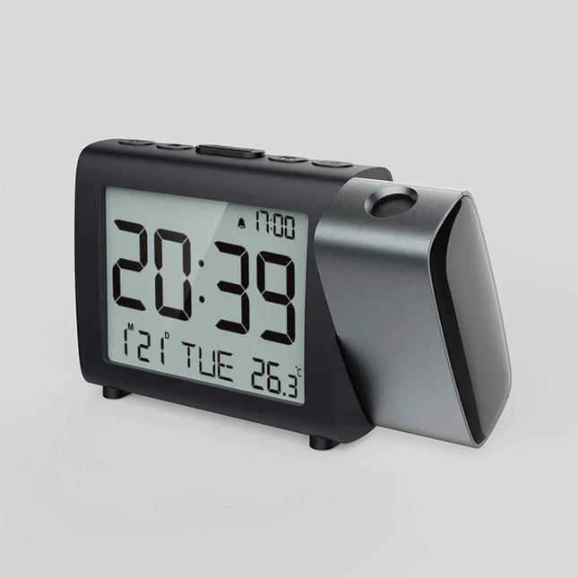 Projekční budík na baterie s teploměrem
