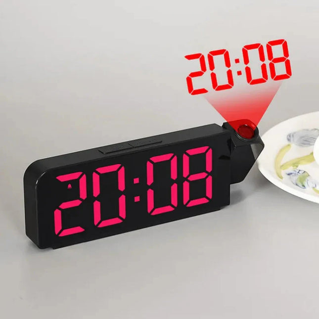 Zrcadlový digitální budík s projektorem