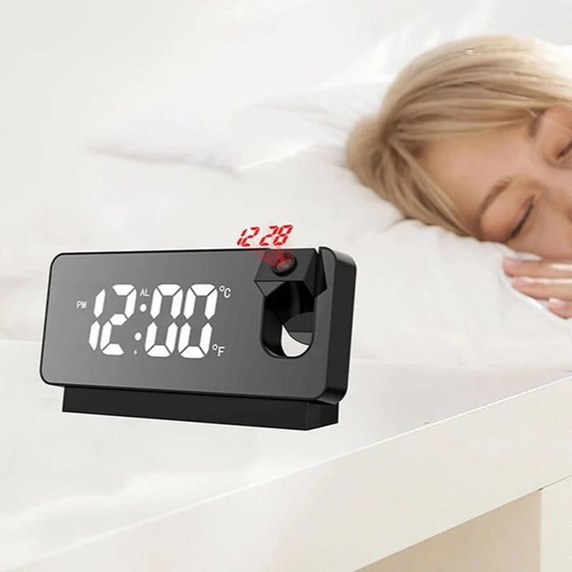 Designový digitální budík s projektorem