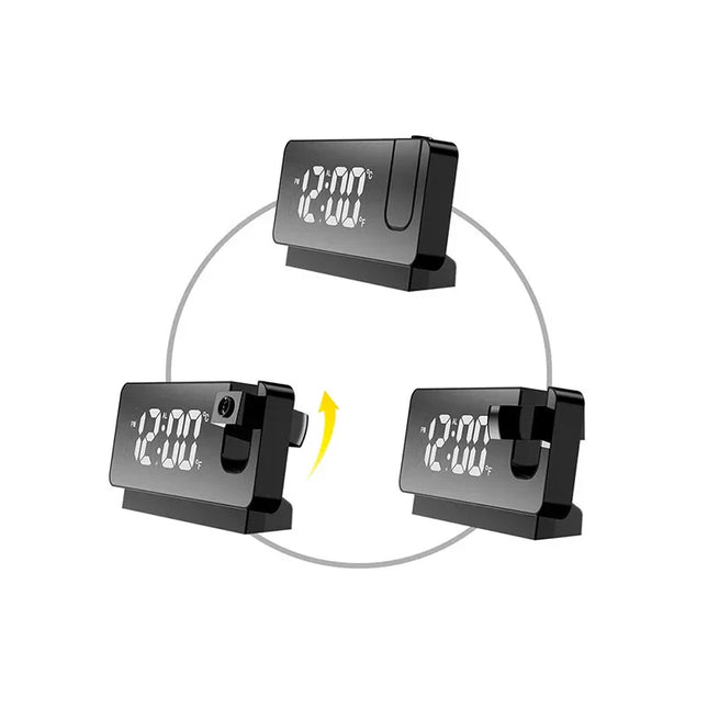 Designový digitální budík s projektorem