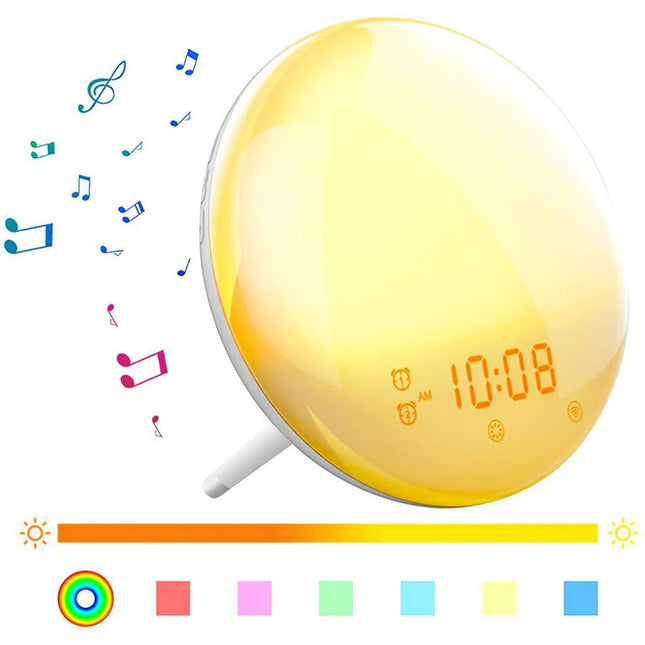 Budík simulující úsvit s USB nabíjením