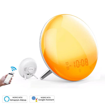 Budík simulující úsvit s USB nabíjením