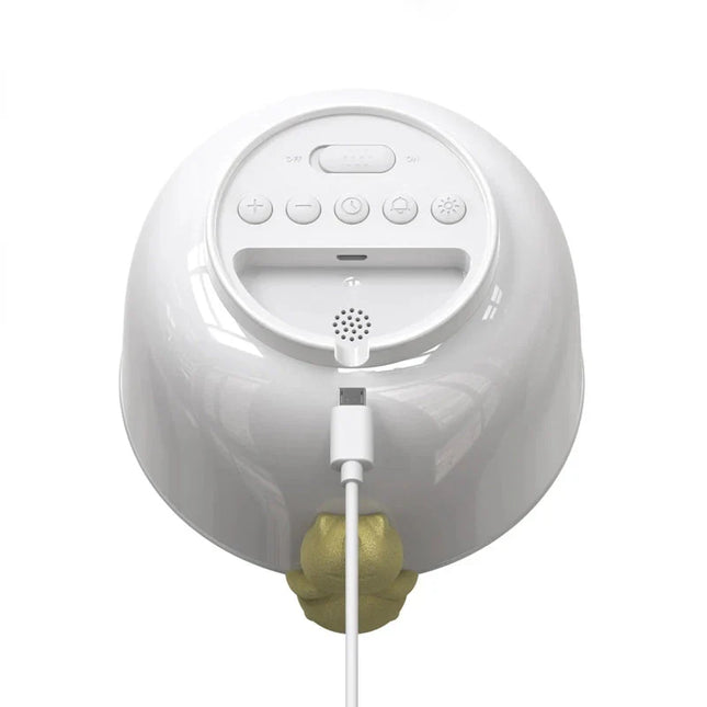 Dětská noční lampička s budíkem kočka