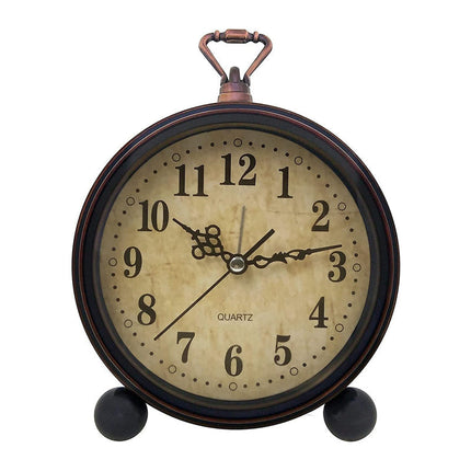 Retro stolní budík s tichým chodem